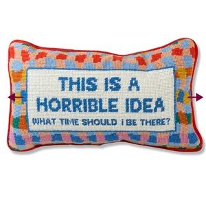 Furbish Needlepoint Pillow